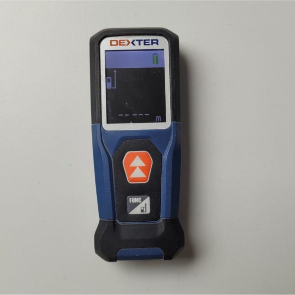 Vue de face d'un télémètre pour mesure laser